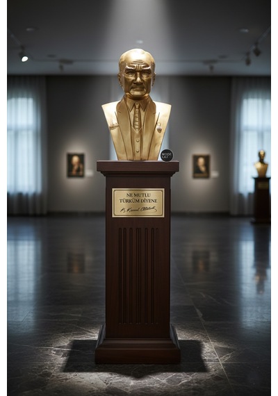 Atatürk Büstü 65 CM Fiber Glass Polyester