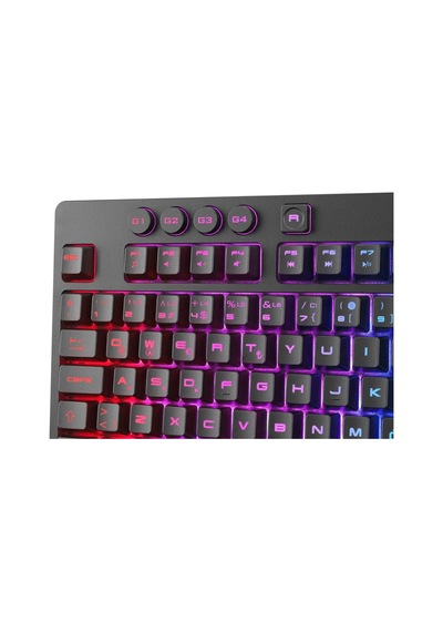 Kb-gx65 Sımula Usb Rgb Aydınlatmalı 4 Makro Tuşlu Bilek Destekli Gaming Oyuncu Klavyesi