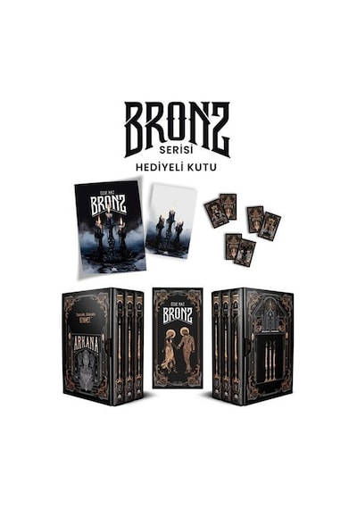 Bronz Serisi 3 Kitaplık Hediyeli Kutu / Özge Naz