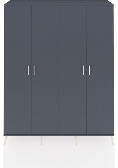 Hyperion Gardrop 4 Raflı 4 Kapaklı 4 Askılı 176x44x221 Antrasit-antrasit/çam Antrasit/çam Hyperion Gardrop 4 Raflı 4 Kapaklı 4 Askılı 176x44x221 Antrasit-antrasit/çam Antrasit/çam