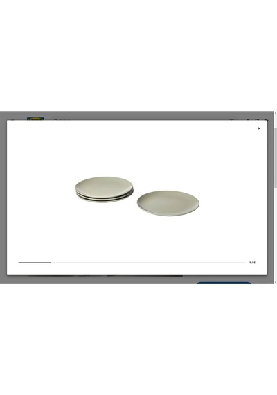 Fargklar Servis Tabak Seti, Açık Yeşil, 26 Cm, 4 Adet
