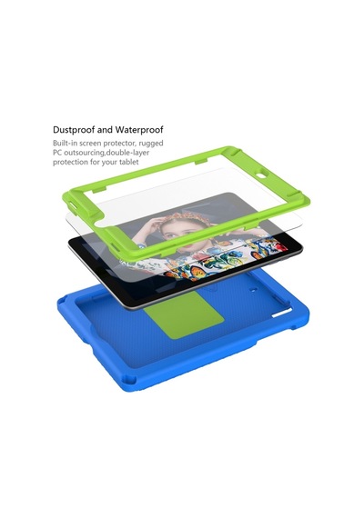 iPad Uyumlu Mini 1/2/3/4/5 Eva + Pc Su Geçirmez Çerçeveli Darbeye Dayanıklı Tablet Kılıfı
