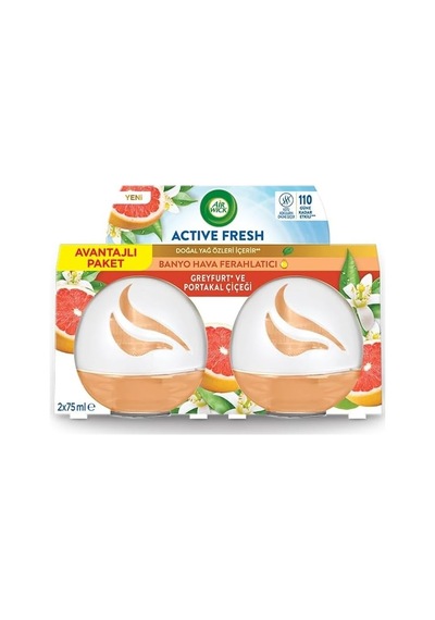 Wick Deco Sphere Greyfurt & Portakal Çiçeği İkili Paket Oda Kokusu 30 Gün Etkili Abundance Prosperity