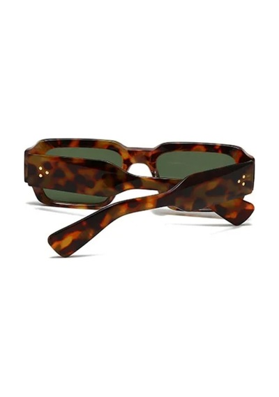 Zurella Leopar Desenli Vintage & Retro Unisex Güneş Gözlüğü İki Renk