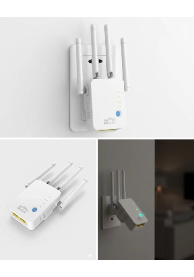 Mey İthalat Kablosuz Wifi Tekrarlayıcı 300mbps