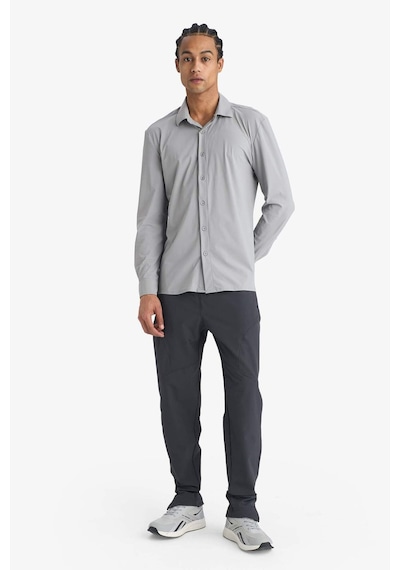 Defacto Slim Fit Dar Kesim Çift Cepli Fermuarlı Paça Dokuma Jogger B2780ax26spar214 Antrasit-ar214