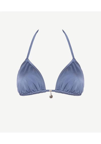 Yargıcı Standart Üçgen Yaka Askılı Kol Bikini 26ykbw1059b 021 Mavi