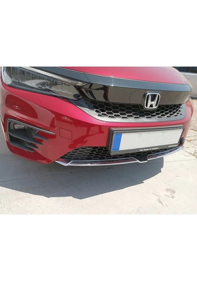 Autogp Honda City Uyumlu Ön Tampon Alt Çıtası Krom 2021+