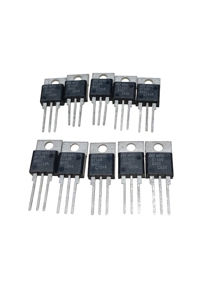 10 Adet Bta06-600c 6a 600v To-220 Triyak