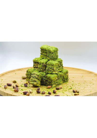 Akınay Kuruyemiş Antep Fıstıklı Çikolatalı Lokum 400 G