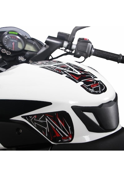 GP Kompozit Bajaj Pulsar NS 200 2011-2024 Uyumlu Tank Pad Seti Mavi