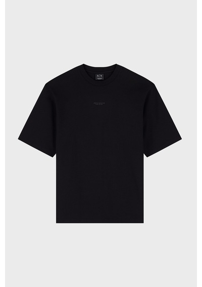 Armani Exchange Oversize Pamuklu Bisiklet Yaka T Shirt Erkek T Shirt Xm003560 Af28670 Uc001 Siyah
