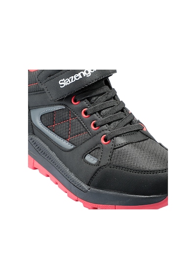 Slazenger  KESHA Çocuk Cırt Cırtlı Siyah  -  Kırmızı Bot