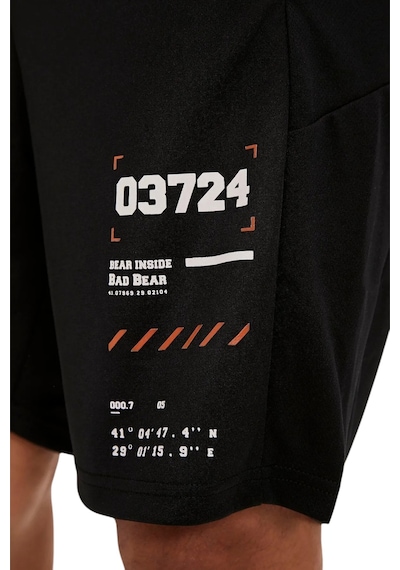 Bad Bear Diego Siyah Erkek Şort Mavi