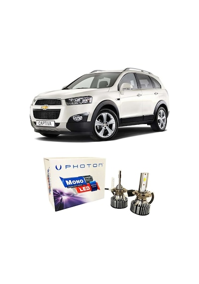 Chevrolet Captiva Led Xenon Kısa Far Ampulü H7 Mono Yeni Seri Beyaz 2006-2015