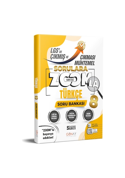 8. Sınıf Lgs Türkçe Zoom Serisi Çıkması Muhtemel Soru Bankası Günay Yayınları