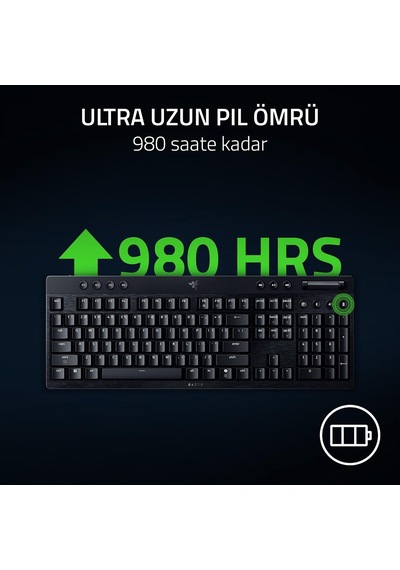Razer Blackwidow V4 Düşük Profilli Hyperspeed - Kablosuz Düşük Pr