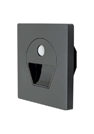 1w Sensörlü Ledli Koridor Arm. Siyah Kasa 3k