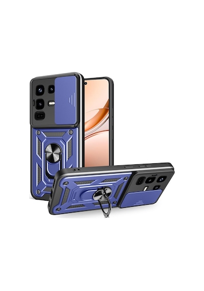 Tecno İnfinix Note 50 Pro Kılıf Kamera Sürgülü Yüzüklü Slide Tank Kapak