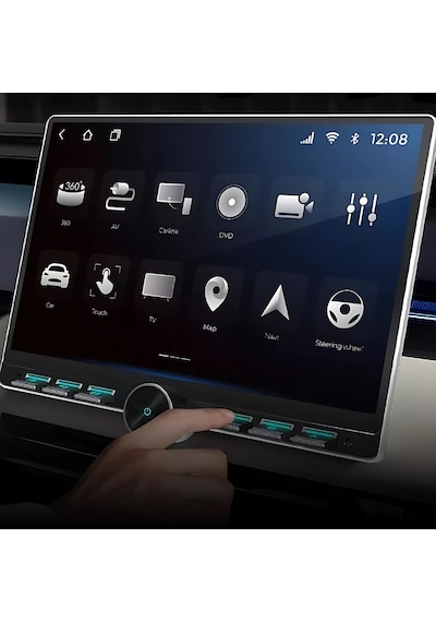 Fiat Grand Punto 2005-2009 Navix Cb15sn 10.1'' Android Araç Multimedya Sistemi 8 Çekirdek, 4gb Ram, 64gb, Carplay & Android Auto Destekli 10"
