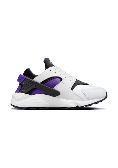 Nike Air Huarache Sneaker Unisex Gerçek Deri Tekstil Günlük Spor Ayakkabı Beyaz Mor Beyaz