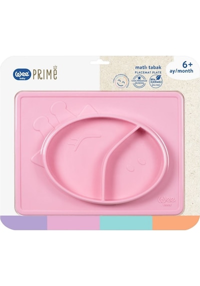 Wee Baby Prime Matlı Tabak Kod:925 - Pembe Pembe