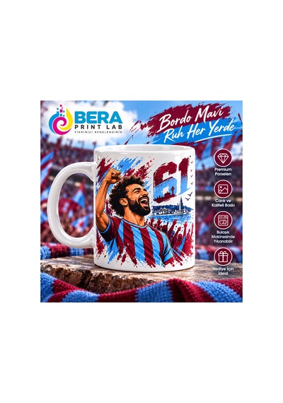 Bera Print Lab Trabzon Bordo Mavi Efsane Yıldız Futbolcu Karikatürlü Özel Tasarım Porselen Taraftar Kupası 300 Ml Beyaz - 939750899 Beyaz Bera Print Lab Trabzon Bordo Mavi Efsane Yıldız Futbolcu Karikatürlü Özel Tasarım Porselen Taraftar Kupası 300 Ml Beyaz - 939750899 Beyaz