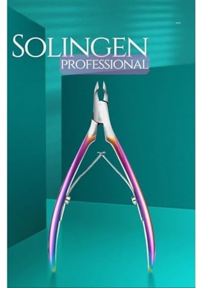 Rainbow Profesyonel Tırnak Eti Pensi, Kobalt Çelik Manikür Pedikür Makası Solingen Profesyonel 718963