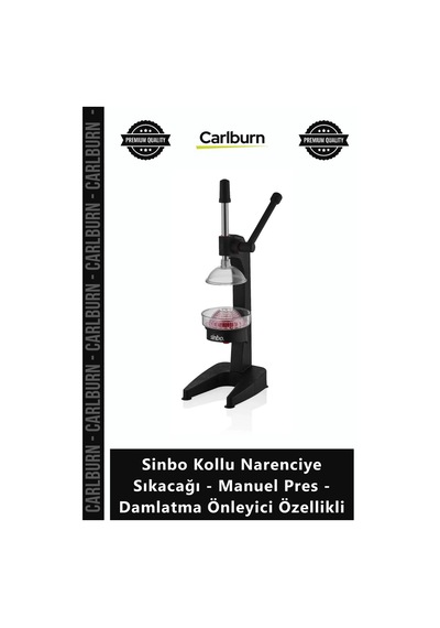 Özel Üretim Güçlü Pres Sinbo Kollu Narenciye Sıkacağı Manuel Pres Damlatma Önleyici Özellikli