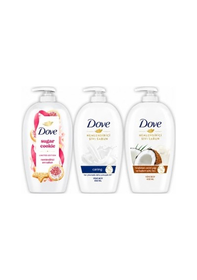 Dove Nemlendirici Sıvı Sabun Seti 3 Lü PKT.DOVE.037 Diğer