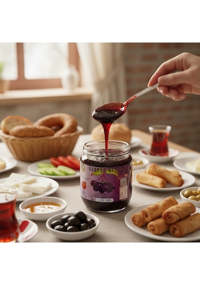 500 Gr %65 Meyveli Doğal Aronya Reçeli