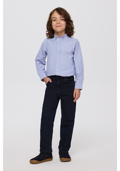 Panço Erkek Çocuk Cepli Denim Pantolon Lacivert