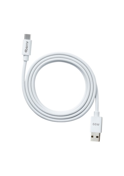 Eco-act Beyaz Usb-a-c Kablo 1.2 M, 66 W Hızlı Şarj, Dayanıklı Plastik Yapı