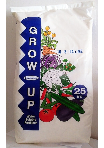 Grow Up 16.8.24+Me (25 KG)  P-K Içerikli DaMLama ulama Gübresi