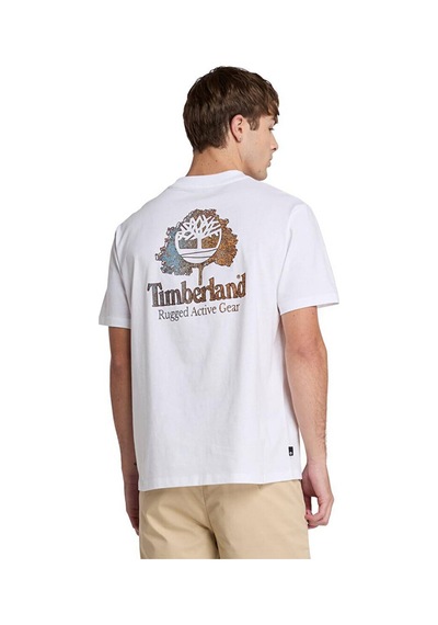 Timberland Erkek Tişört-tb0a6dma1001 Beyaz