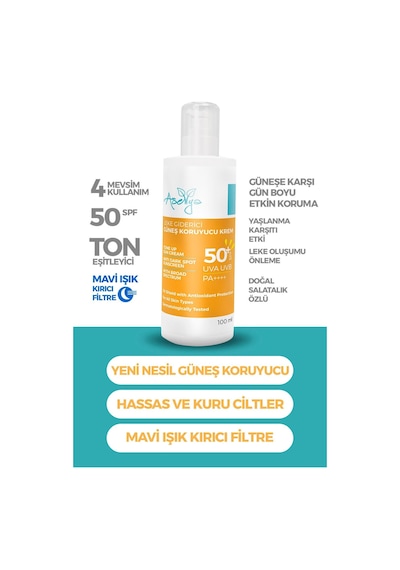 Aselya Akneye Eğilimli Ciltler için Leke Karşıtı Güneş Kremi SPF50+ 100 ML