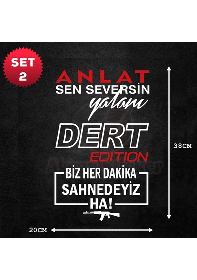 Arka Cam Sticker Seti Oto Sticker Araba Sticker Arka Cam Yazısı