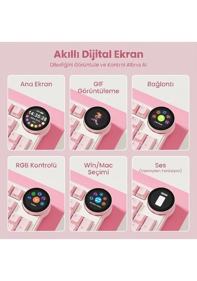 Royal Kludge Rk N99 Tri-mode Mekanik Oyuncu Klavyesi