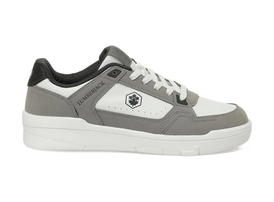Lumberjack Fantera 5pr Beyaz Gri Comfort Casual Anatomik Spor Ayakkabı Gri