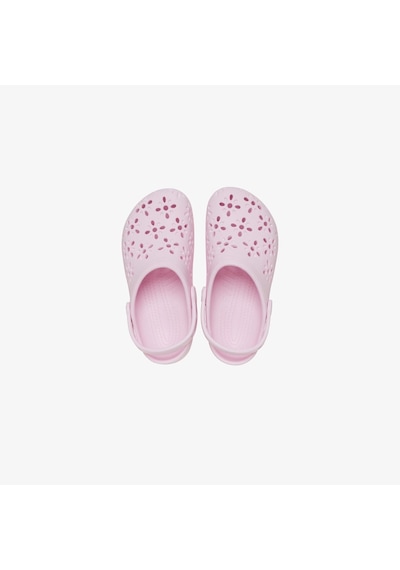 Crocs Floral Cut Out Kız Çocuk Terlik 210943-6zw Pembe