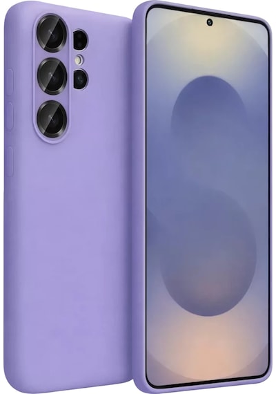 Newface Samsung Galaxy S26 Ultra Nano İçi Kadife Silikon - Lila