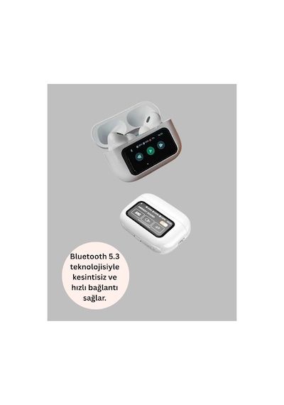 Mey İthalat Dokunmatik Ekranlı Bluetooth Kulaklık Anc Gürültü Önleme Suya Dayanıklı Yeni Nesil Diğer