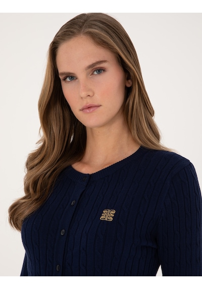 Pierre Cardin Kadın Lacivert Hırka Triko 50317064-vr033 Lacivert
