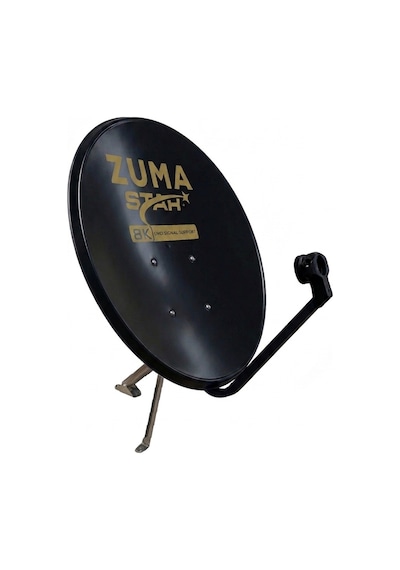 Zumastar 85cm 0.70mm Çanak Anten Siyah