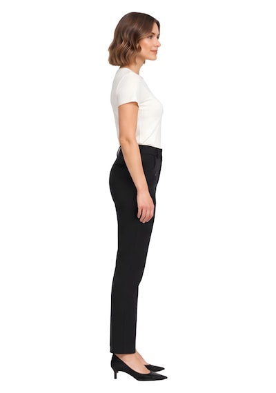 Lili Woman Kadın Kemer Detaylı Dar Paça Kumaş Pantolon Siyah Lw.gk-pnt004sy