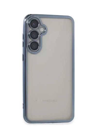 Sh Samsung Galaxy S23 Fe Kılıf Razer Lensli Silikon - Açık Mavi Najmaddin