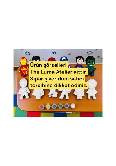 Marvel Süper Kahraman Taş Boyama