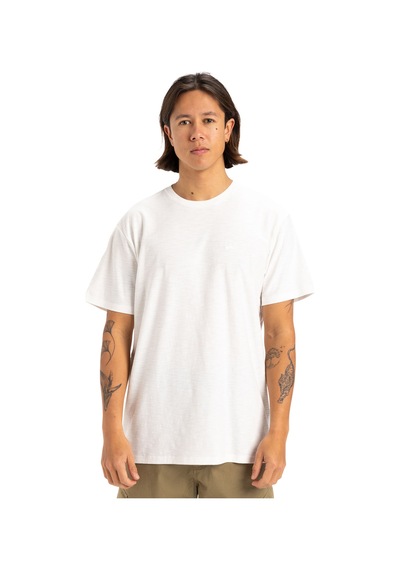 Quiksilver Slub Roundneck Beyaz Erkek Kısa Kol Gömlek Beyaz