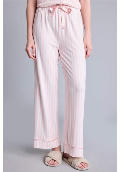Defacto Regular Fıt Kısa Kollu 2li Softshell Pembe Pijama Takımı I3483ax26aupn436 Pembe-pn436