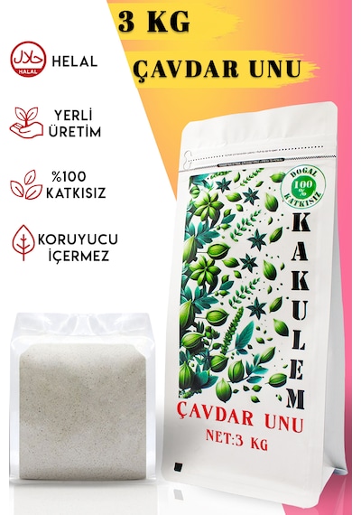 Kakulem Doğal %100 Katkısız Çavdar Unu 3 Kg